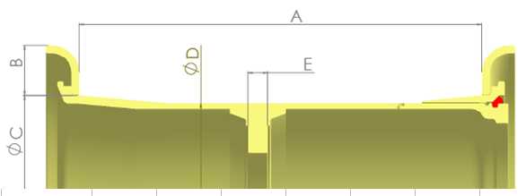 45-inch steel ring parameters